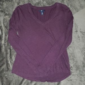 V neck Long Sleeve